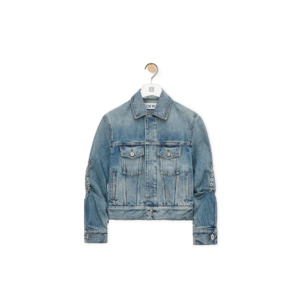 Chain jacket in denim