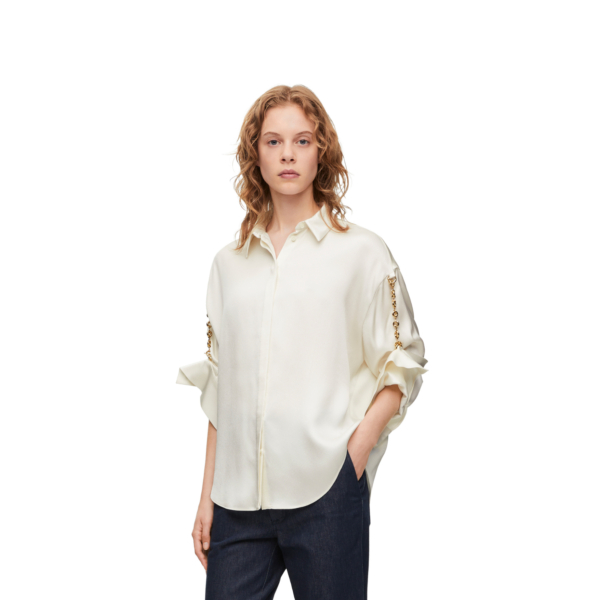 Chain shirt in silk