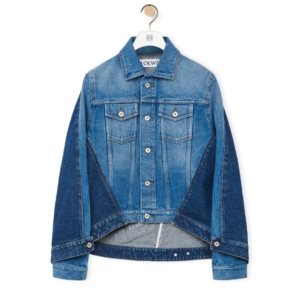 Deconstructed jacket in denim