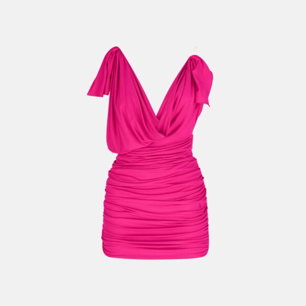 FUCHSIA MINI DRESS