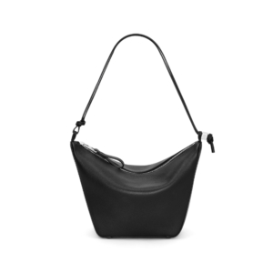 Mini Hammock Hobo bag in classic calfskin Black