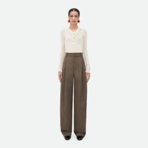 Soft Wool Twill Trousers