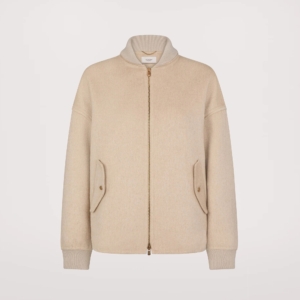 Zibeline cashmere bomber