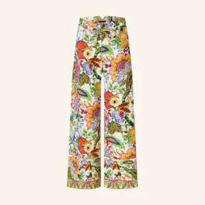 BOUQUET POPLIN CULOTTE TROUSERS