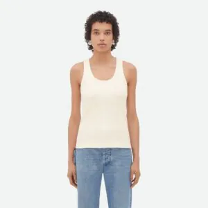 Compact Cotton Rib Jersey Tank Top